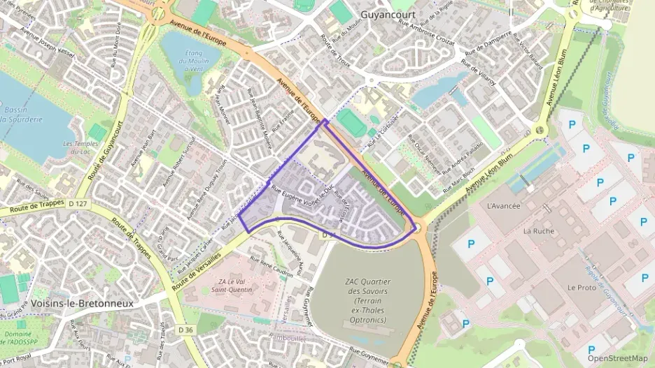 Appartement 46 m² deux pieces à vendre à Guyancourt Appartement 46 m² deux pieces à vendre à Guyancourt