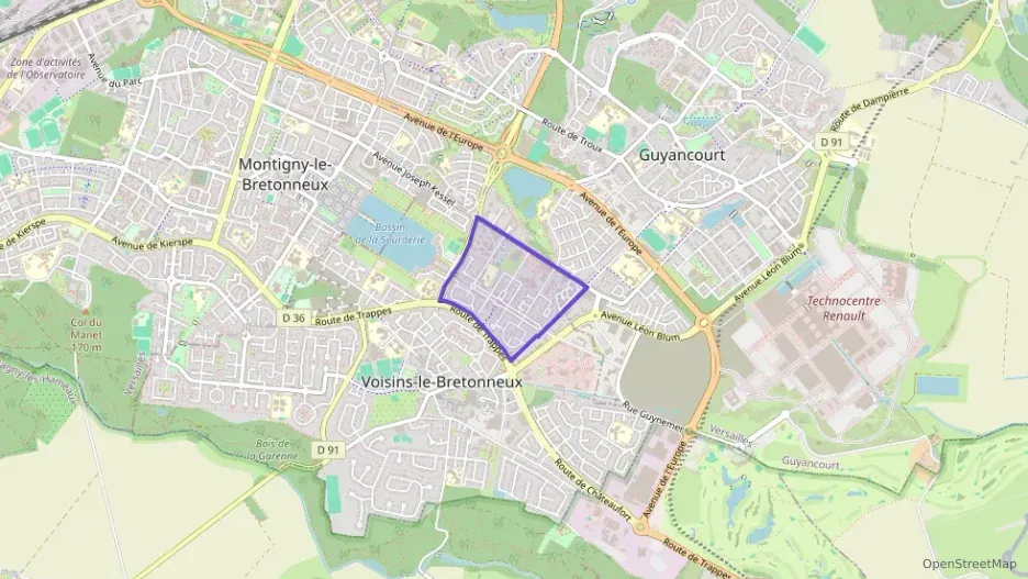 Appartement 45 m² deux pieces à vendre à Voisins-le-Bretonneux Appartement 45 m² deux pieces à vendre à Voisins-le-Bretonneux