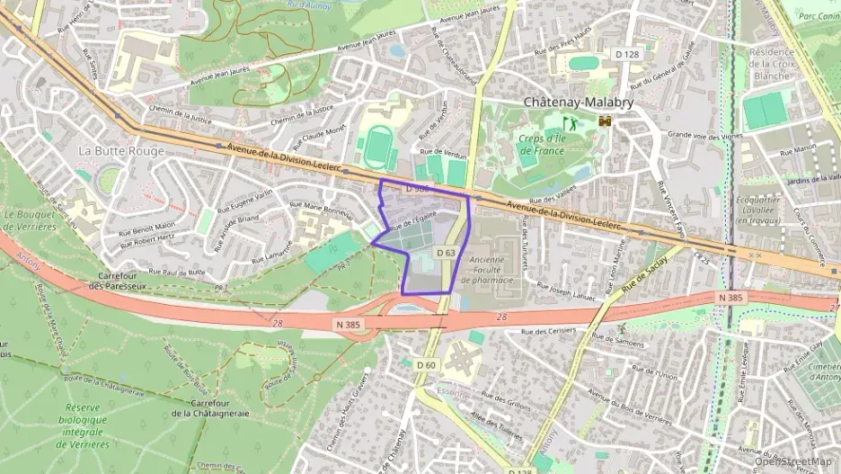 Appartement 63 m² trois pièces à vendre à Châtenay-Malabry