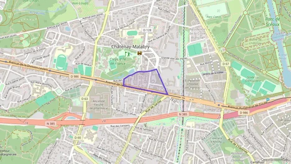 Appartement 49 m² deux pieces à vendre à Châtenay-Malabry Appartement 49 m² deux pieces à vendre à Châtenay-Malabry