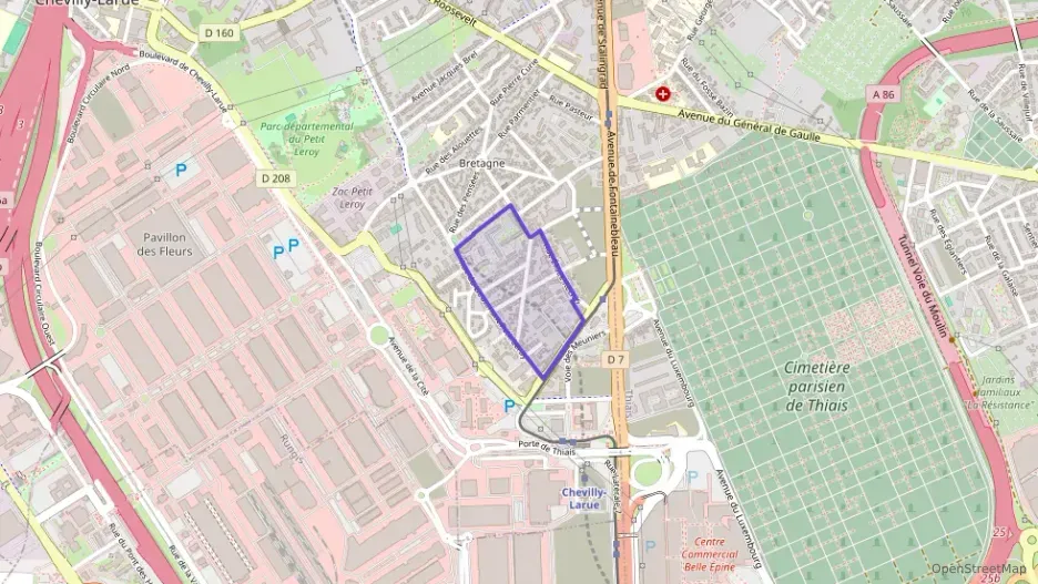 Appartement 43 m² deux pieces à vendre à Chevilly-Larue