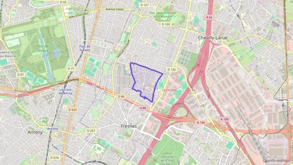 Appartement 45 m² deux pieces à vendre à Fresnes