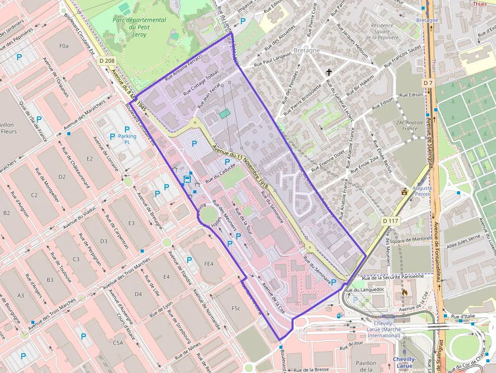 Appartement 79 m² trois pièces à vendre à Chevilly-Larue