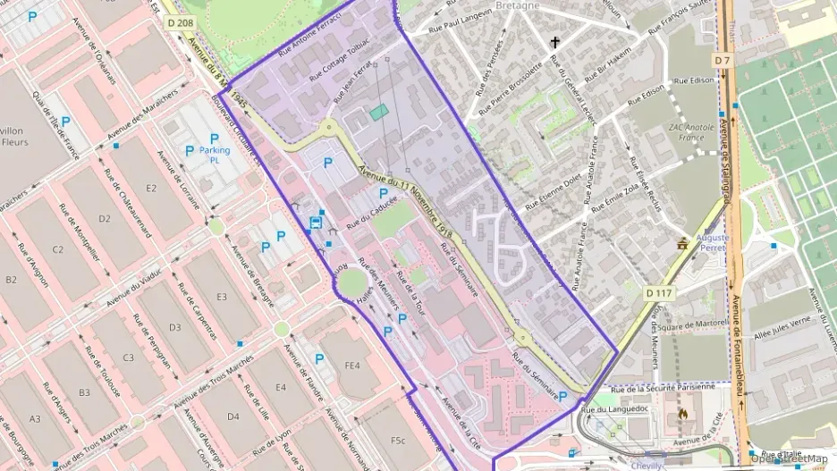 Appartement 79 m² trois pièces à vendre à Chevilly-Larue Appartement 79 m² trois pièces à vendre à Chevilly-Larue