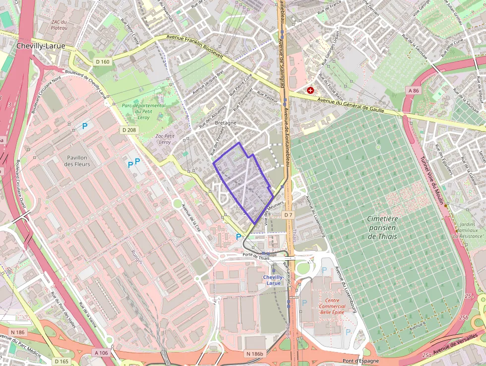 Appartement 72 m² quatre pièces à vendre à Chevilly-Larue