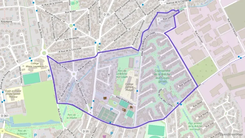 Appartement 46 m² deux pieces à vendre à Ozoir-la-Ferrière