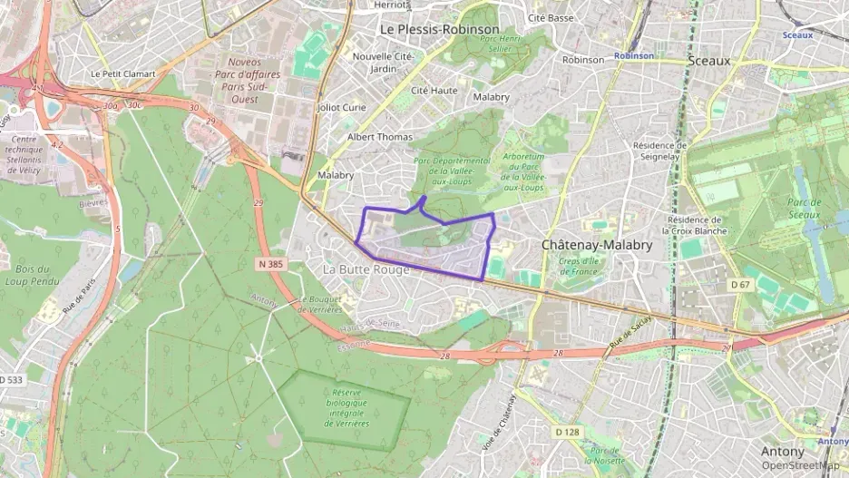 Appartement 44 m² deux pieces à vendre à Châtenay-Malabry Appartement 44 m² deux pieces à vendre à Châtenay-Malabry