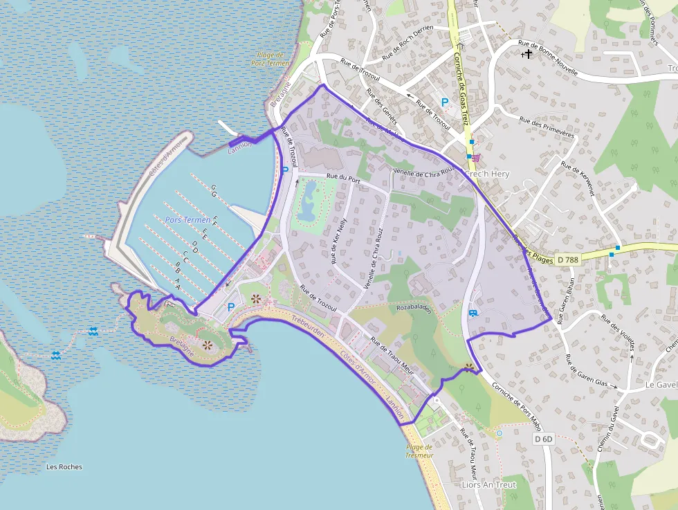 Appartement d'une pièce 29 m² à vendre  à Trébeurden