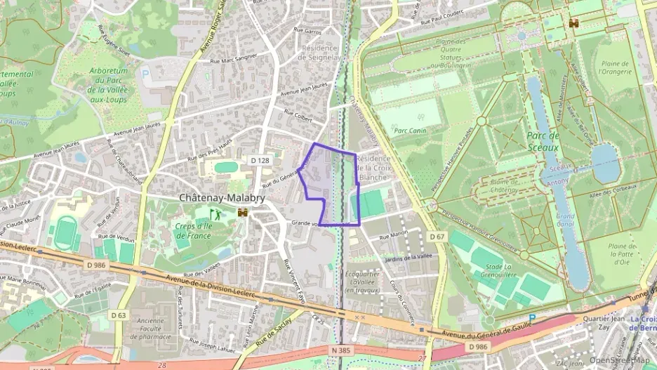Appartement 54 m² deux pieces à vendre à Châtenay-Malabry