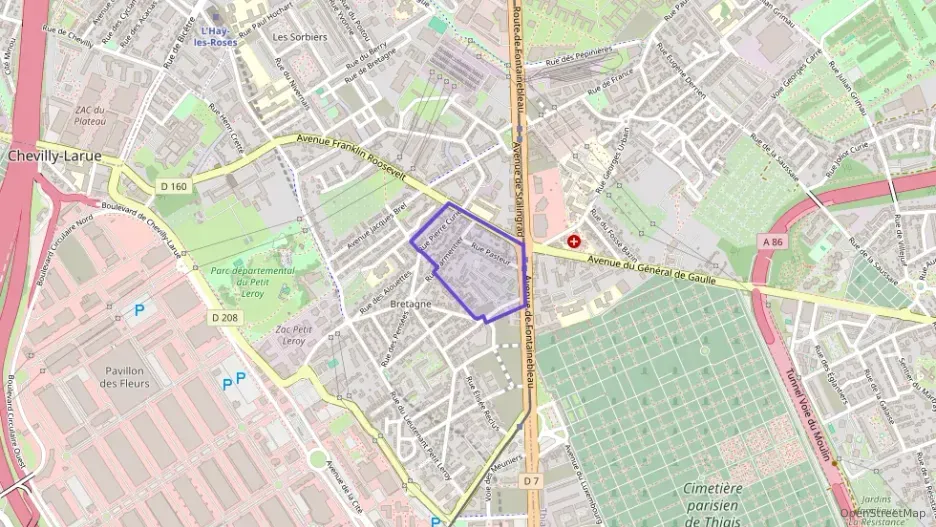 Appartement 92 m² cinq pièces à vendre à Chevilly-Larue