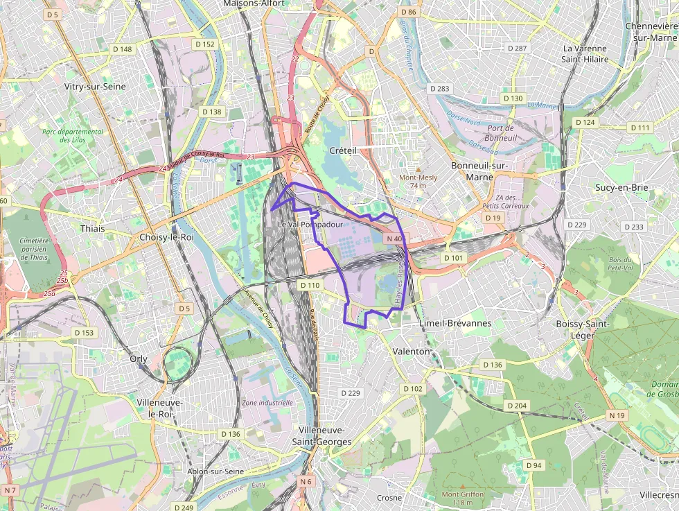 Appartement 62 m² trois pièces à vendre à Valenton