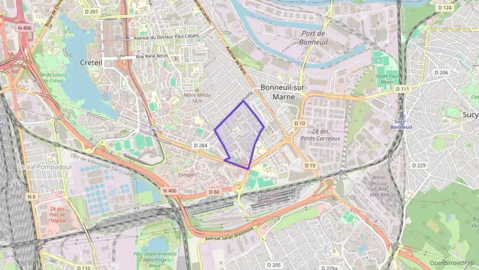 Appartement 39 m² deux pieces à vendre à Bonneuil-sur-Marne