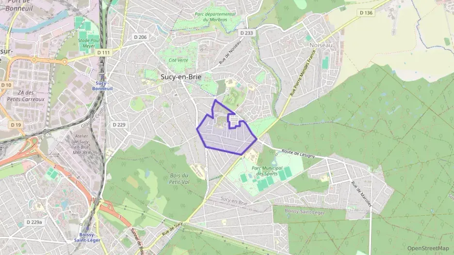 Appartement 62 m² trois pièces à vendre à Sucy-en-Brie