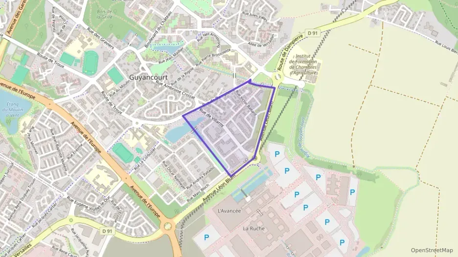 Appartement 76 m² quatre pièces à vendre à Guyancourt