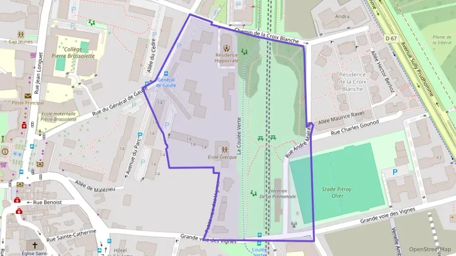 Appartement 70 m² deux pieces à vendre à Châtenay-Malabry Appartement 70 m² deux pieces à vendre à Châtenay-Malabry