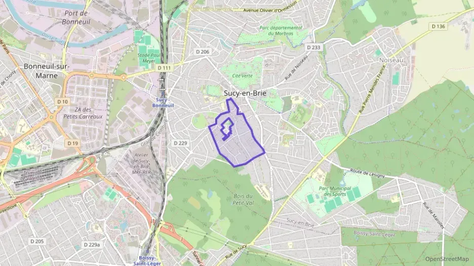 Appartement 56 m² trois pièces à vendre à Sucy-en-Brie