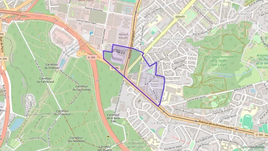 Appartement 89 m² quatre pièces à vendre à Châtenay-Malabry