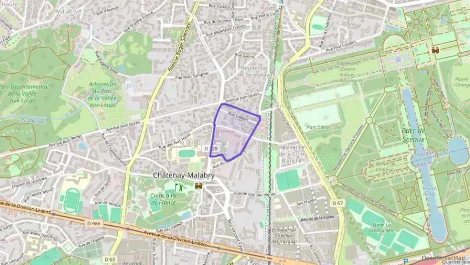 Appartement 45 m² deux pieces à vendre à Châtenay-Malabry