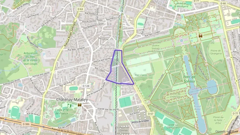 Appartement 64 m² trois pièces à vendre à Châtenay-Malabry