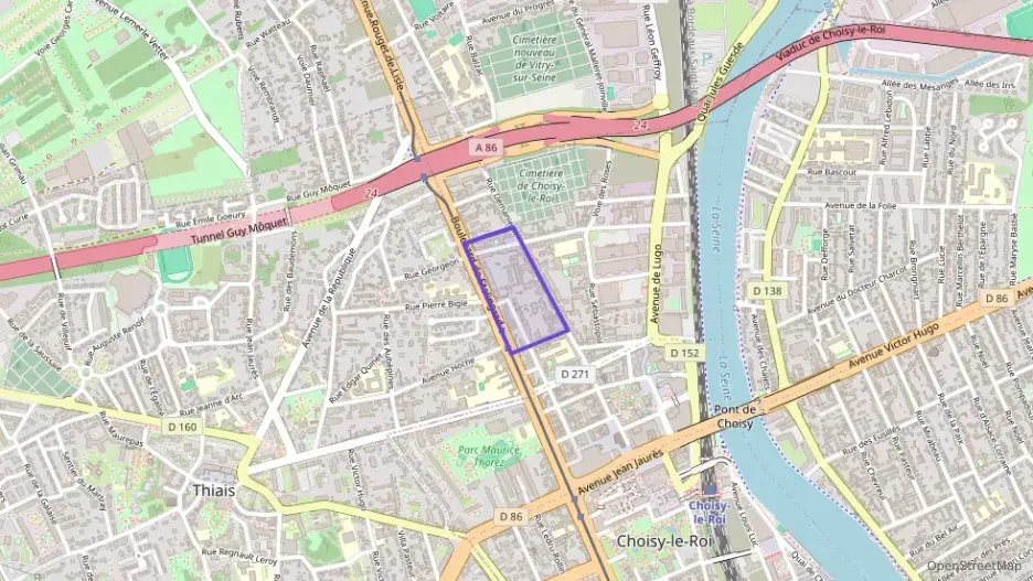 Appartement 79 m² quatre pièces à vendre à Choisy-le-Roi