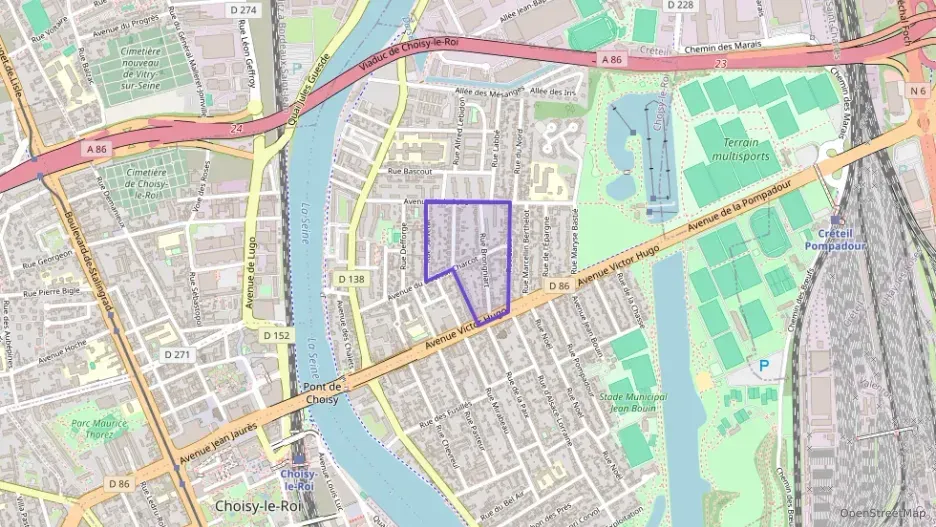 Appartement 60 m² trois pièces à vendre à Choisy-le-Roi Appartement 60 m² trois pièces à vendre à Choisy-le-Roi
