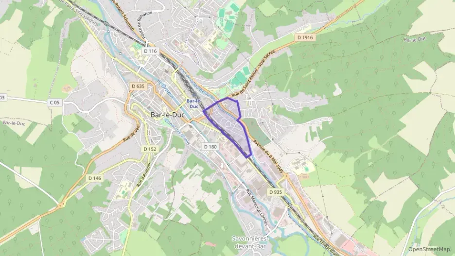 Appartement 45 m² deux pieces à vendre à Bar-le-Duc