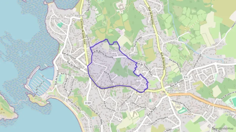 Appartement 45 m² deux pieces à vendre à Trébeurden Appartement 45 m² deux pieces à vendre à Trébeurden