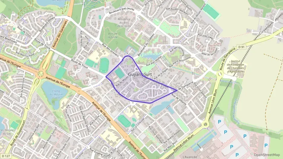 Appartement 42 m² deux pieces à vendre à Guyancourt