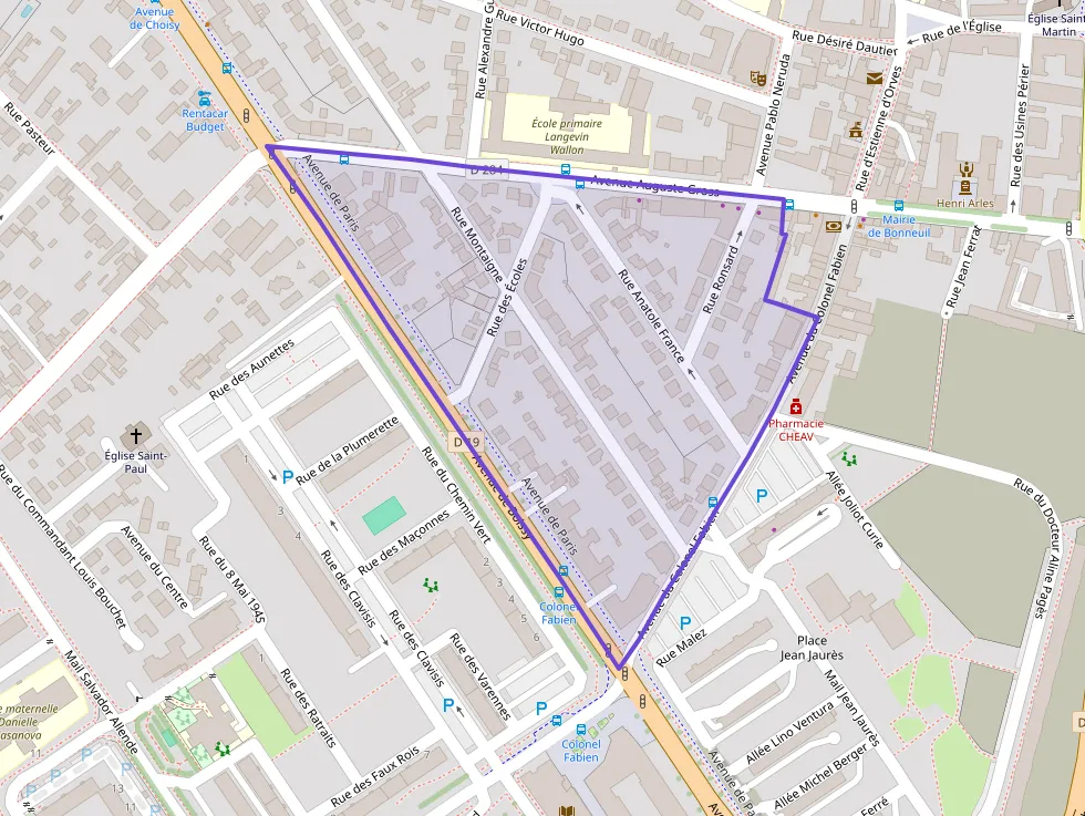 Appartement 60 m² trois pièces à vendre à Bonneuil-sur-Marne