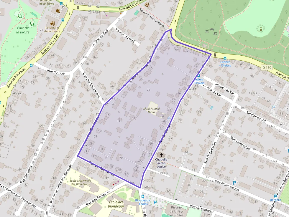 Appartement 55 m² deux pieces à vendre à L`Haÿ-les-Roses