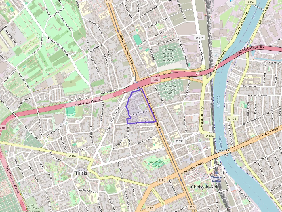 Appartement 81 m² quatre pièces à vendre à Thiais