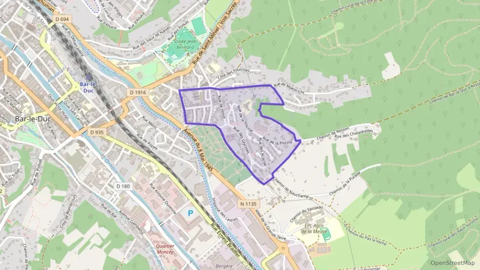 Appartement 65 m² quatre pièces à vendre à Bar-le-Duc