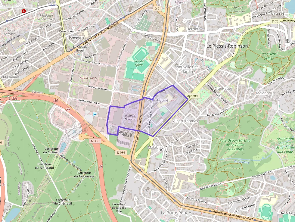 Appartement 62 m² trois pièces à vendre à Le Plessis-Robinson