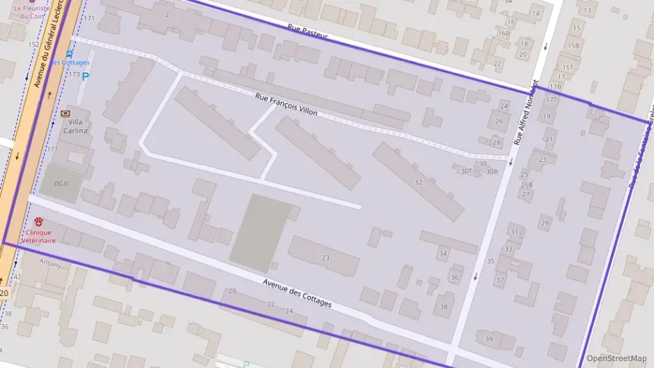 Appartement 62 m² trois pièces à vendre à Bourg-la-Reine