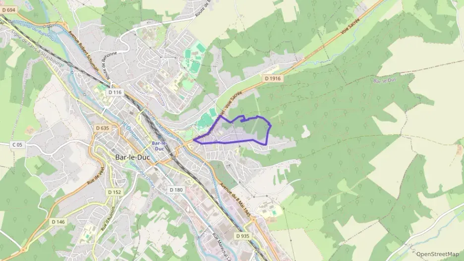 Appartement 82 m² trois pièces à vendre à Bar-le-Duc