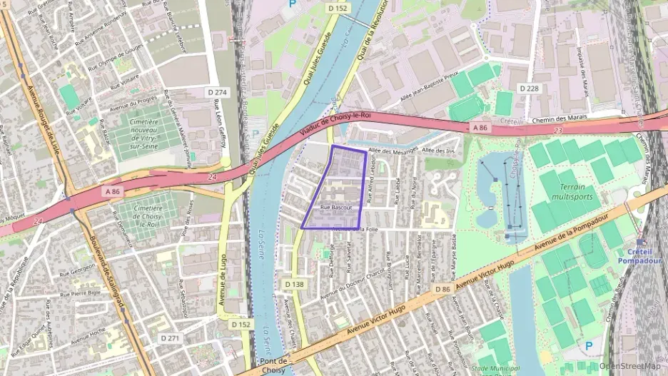 Appartement 30 m² deux pieces à vendre à Choisy-le-Roi