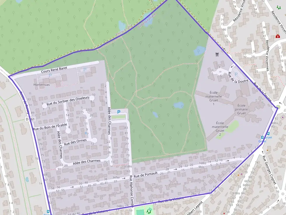 Appartement 46 m² deux pieces à vendre à Ozoir-la-Ferrière