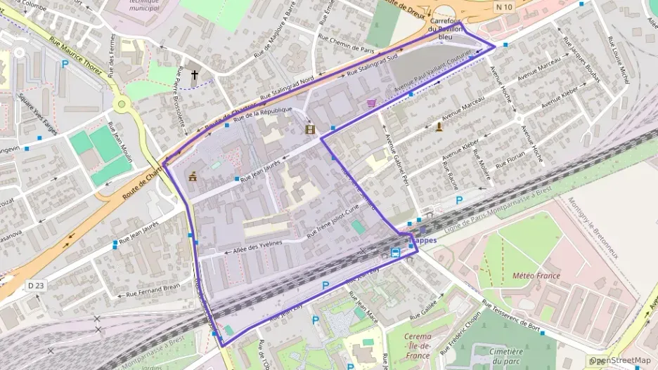 Appartement 80 m² quatre pièces à vendre à Trappes Appartement 80 m² quatre pièces à vendre à Trappes