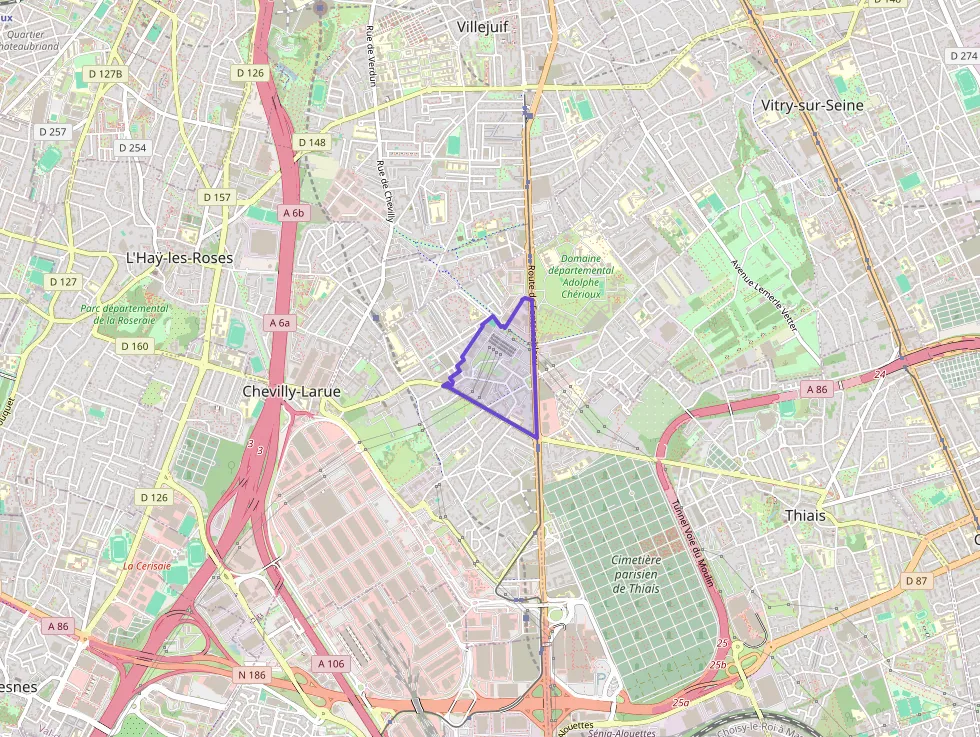 Appartement 75 m² quatre pièces à vendre à Chevilly-Larue