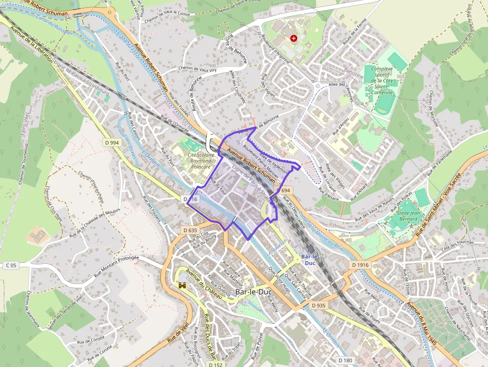 Appartement 86 m² quatre pièces à vendre à Bar-le-Duc