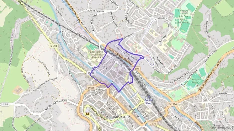 Appartement 86 m² quatre pièces à vendre à Bar-le-Duc