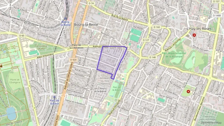 Appartement 70 m² trois pièces à vendre à Bourg-la-Reine