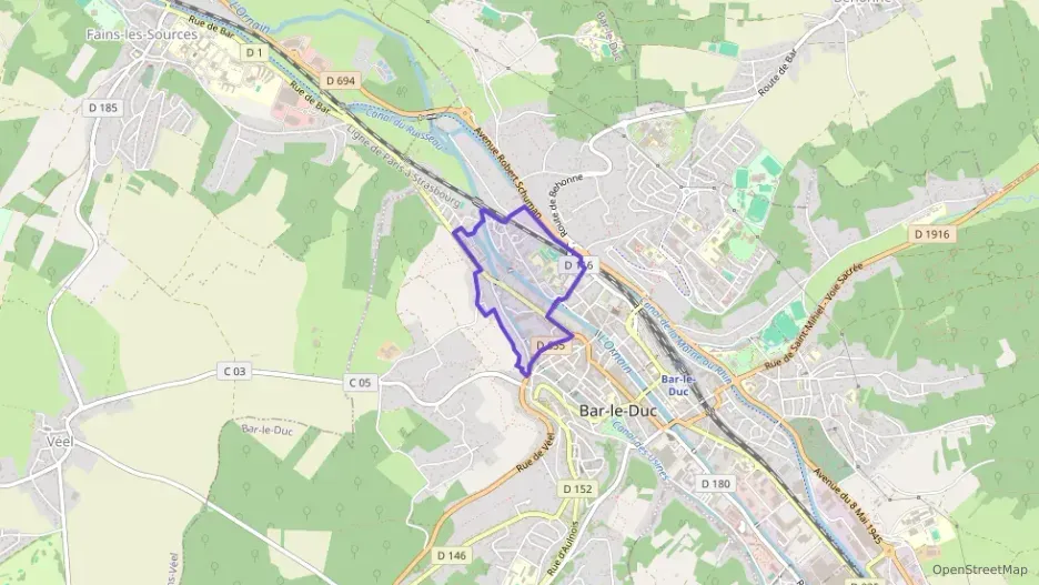 Appartement 59 m² deux pieces à vendre à Bar-le-Duc