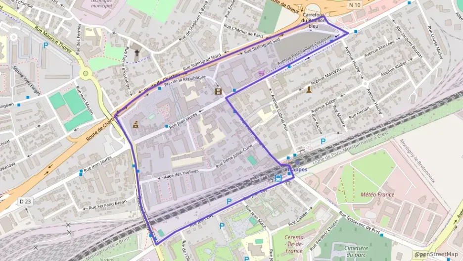 Appartement 59 m² trois pièces à vendre à Trappes