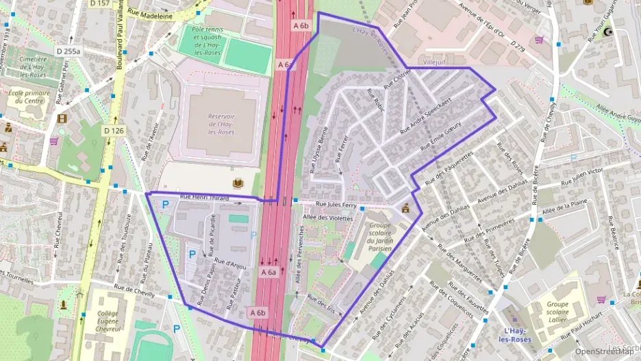 Appartement 61 m² trois pièces à vendre à L`Haÿ-les-Roses