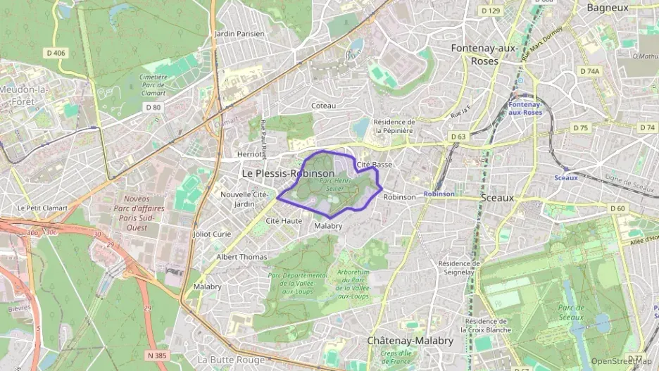 Appartement 40 m² deux pieces à vendre à Le Plessis-Robinson