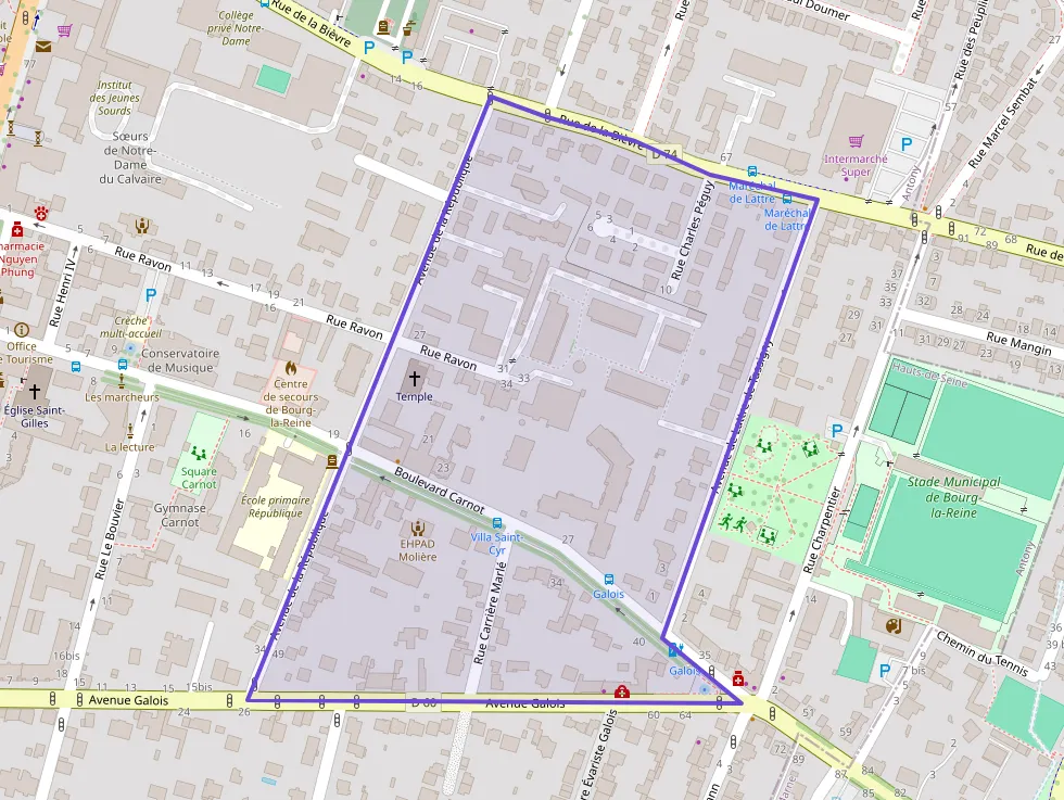 Appartement 47 m² deux pieces à vendre à Bourg-la-Reine