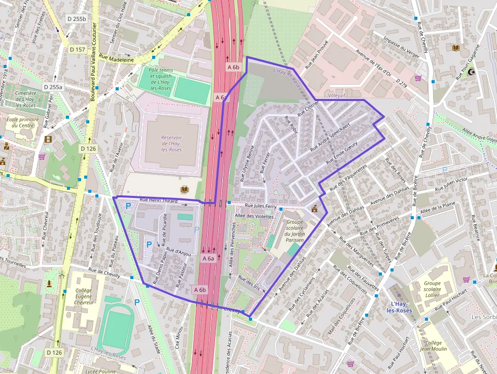 Appartement 64 m² quatre pièces à vendre à L`Haÿ-les-Roses