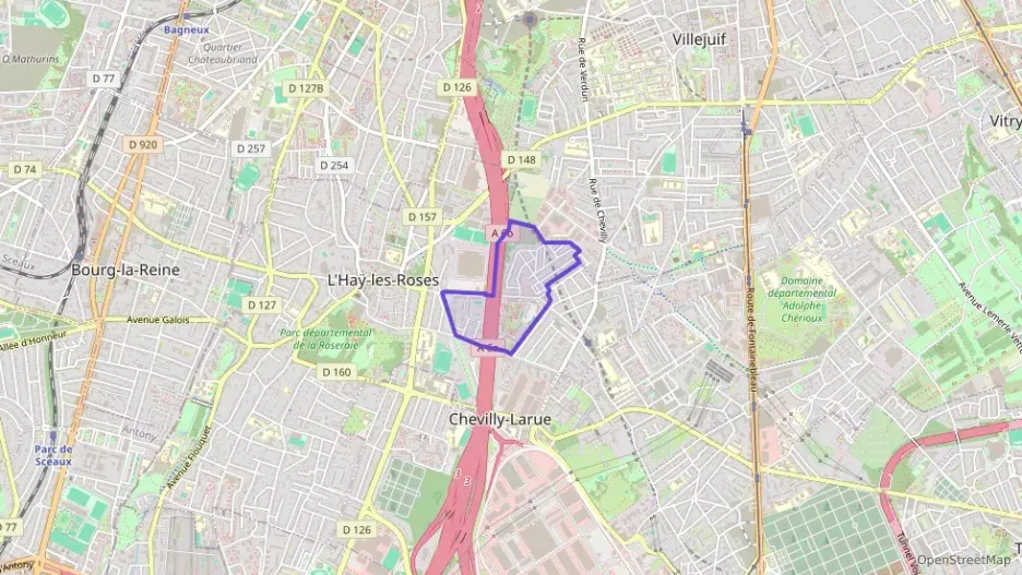 Appartement 54 m² trois pièces à vendre à L`Haÿ-les-Roses Appartement 54 m² trois pièces à vendre à L`Haÿ-les-Roses