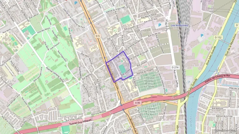 Appartement 87 m² cinq pièces à vendre à Vitry-sur-Seine Appartement 87 m² cinq pièces à vendre à Vitry-sur-Seine